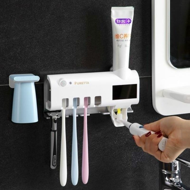 UV toothbrush storage